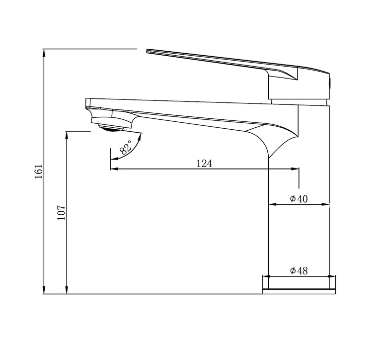 INSPIRE ZEVIO BASIN MIXER CHROME