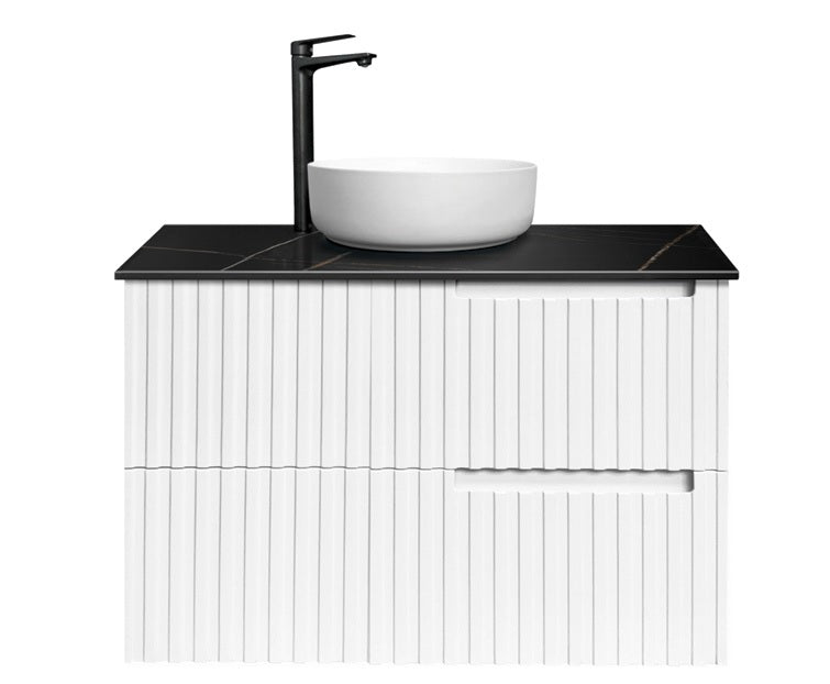 OTTI NOOSA MATTE WHITE 900MM WALL HUNG VANITY