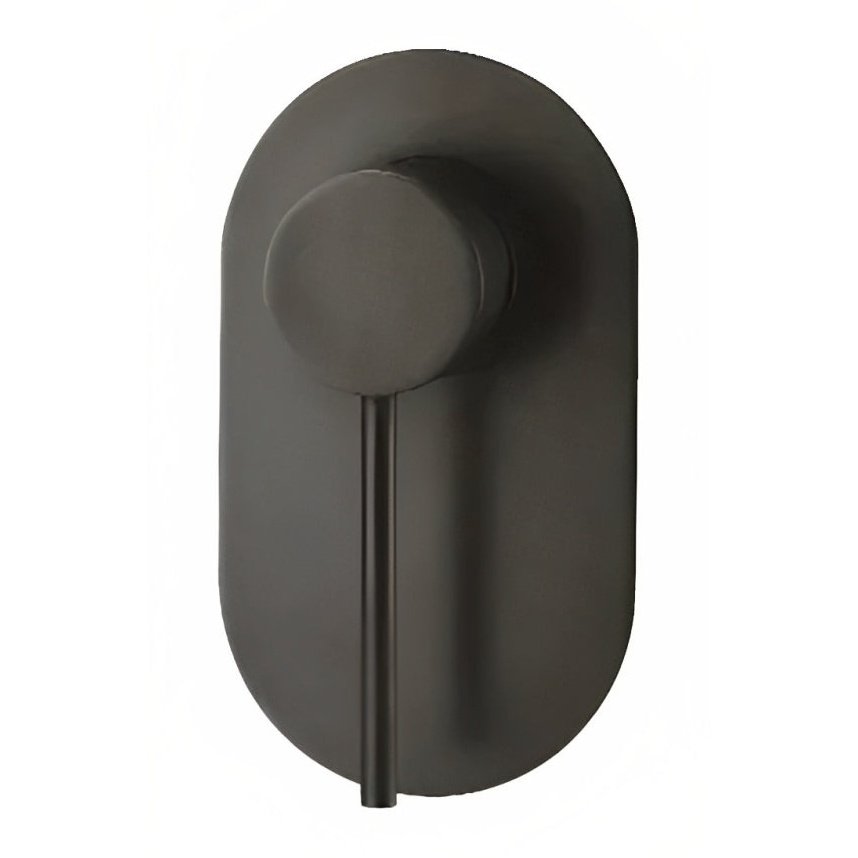 INSPIRE ROUL SHOWER MIXER MATTE BLACK AND ROSE GOLD