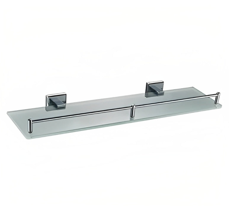 INSPIRE BUILDER FROSTED GLASS SHELF CHROME