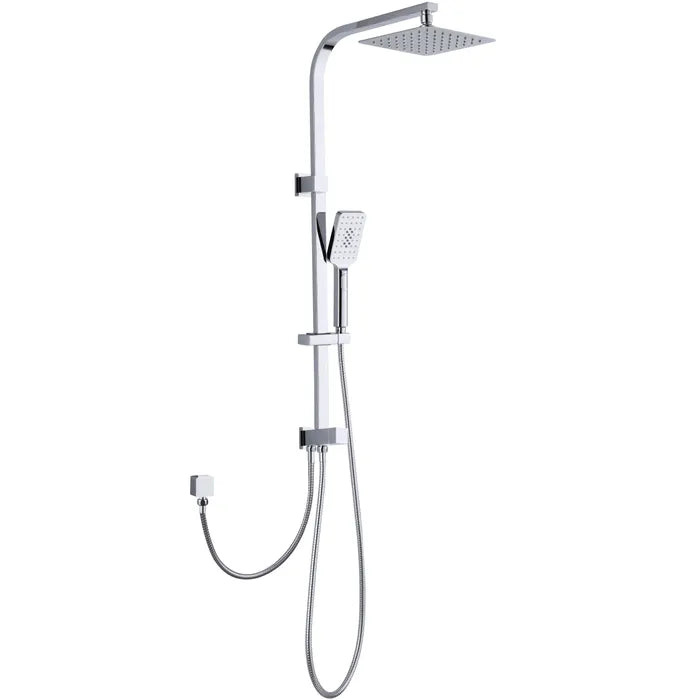 INSPIRE TARAN SHOWER DUAL HOSE SQ CHROME