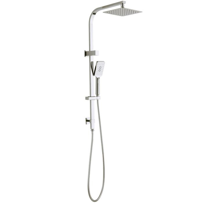 INSPIRE TARAN COMBO SHOWER SET WITH SINGLE HOSE  MATTE BLACK (TOP INLET)