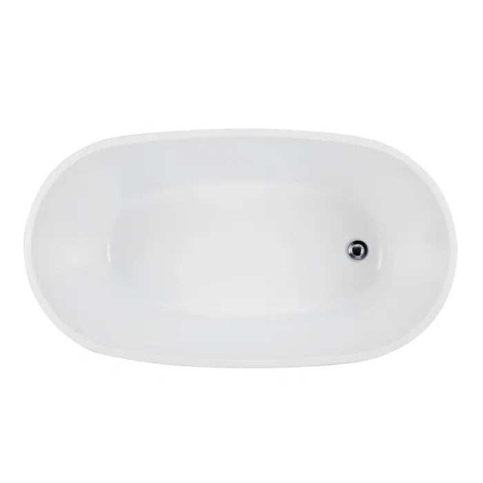 INSPIRE VINNY FREESTANDING BATHTUB GLOSS WHITE 1300MM