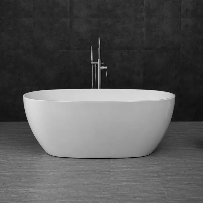 INSPIRE VINNY FREESTANDING BATHTUB GLOSS WHITE 1300MM