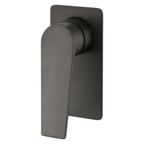 INSPIRE ZEVIO SHOWER WALL MIXER MATTE BLACK AND ROSE GOLD