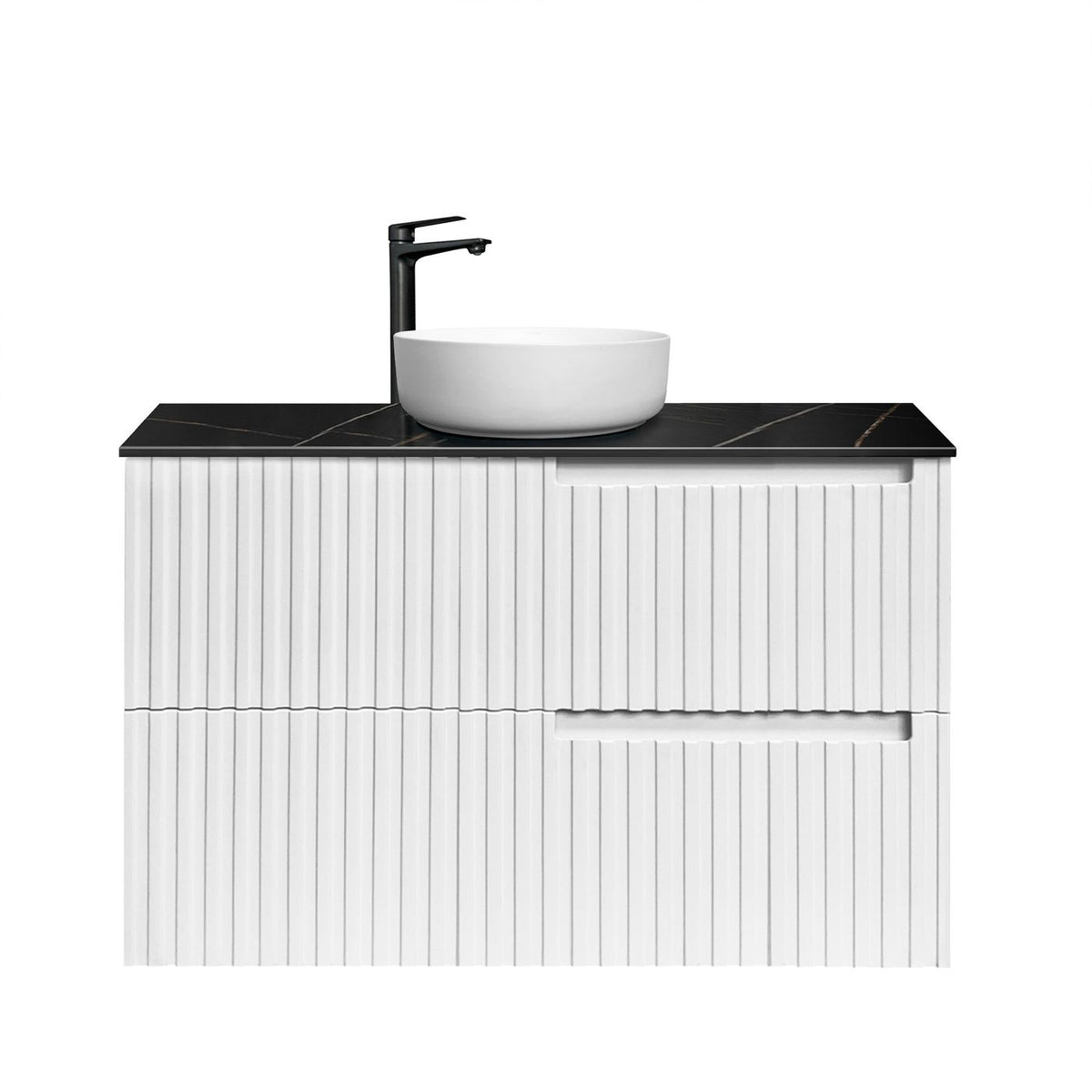 OTTI NOOSA MATTE WHITE 900MM FLOOR STANDING VANITY