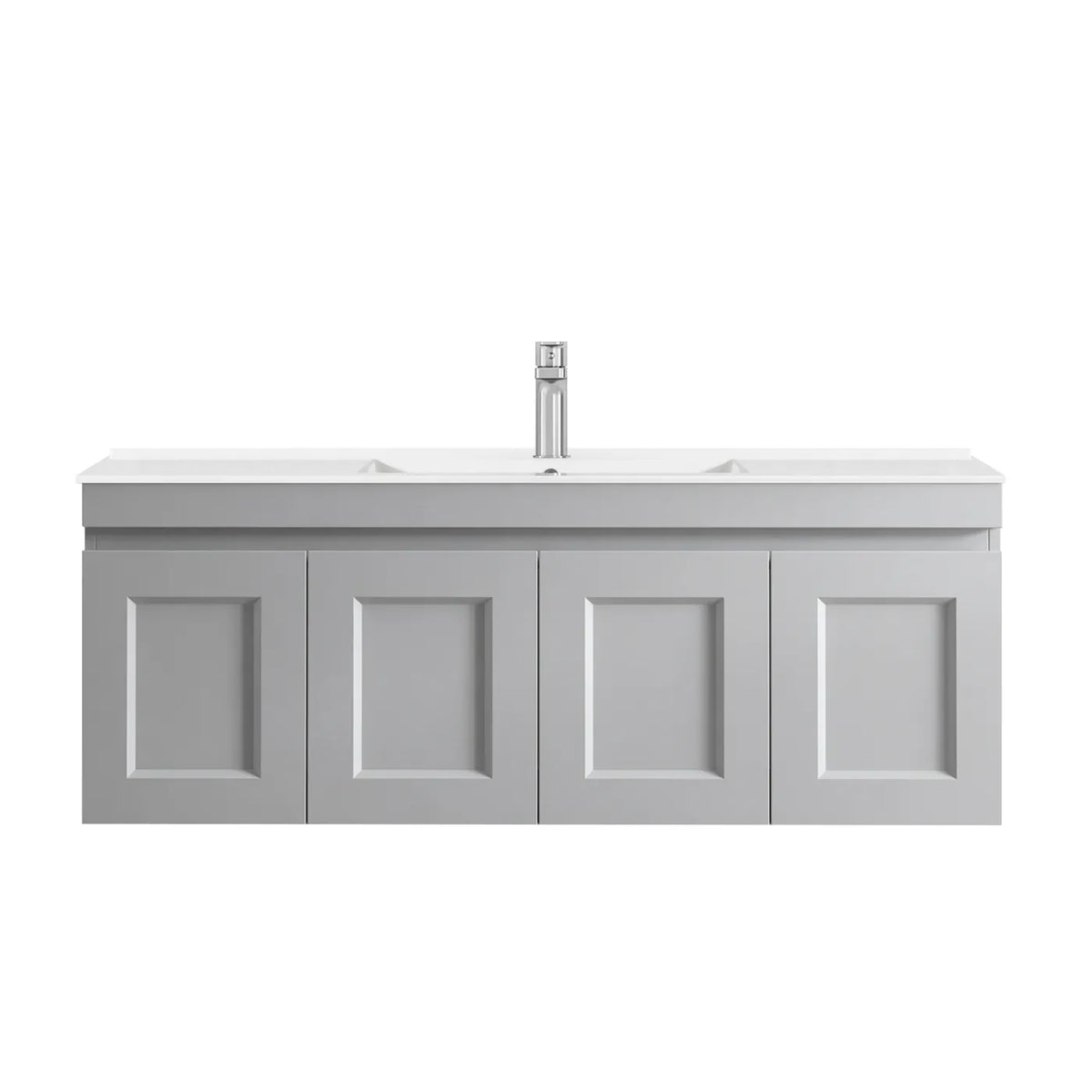 OTTI HAMPTON MARK II MATTE GREY 1200MM WALL HUNG VANITY