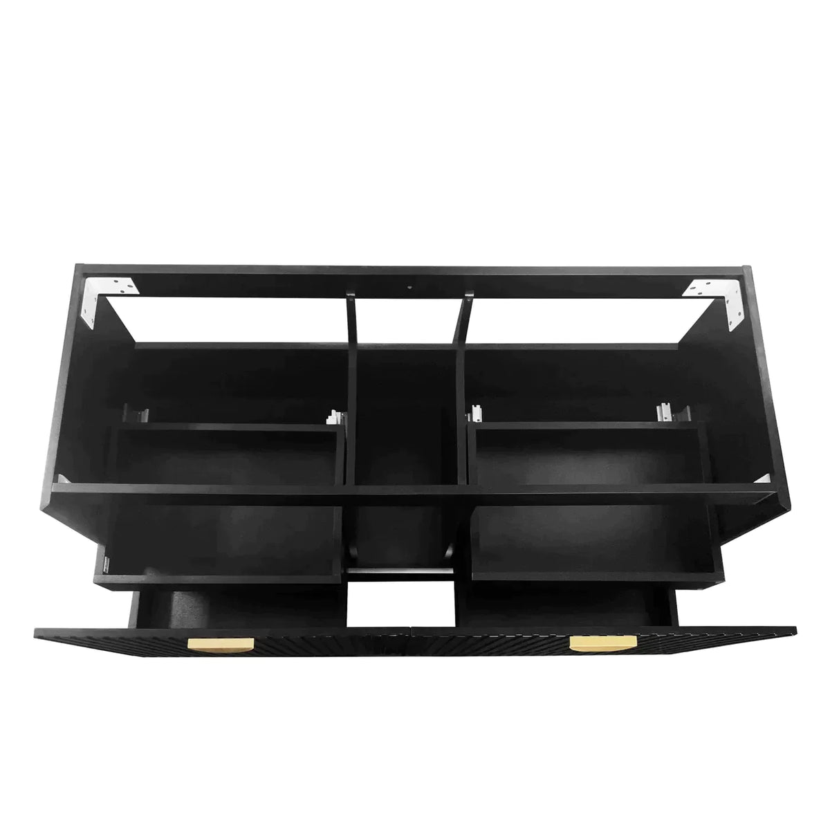 OTTI MARLO MATTE BLACK 1200MM WALL HUNG VANITY