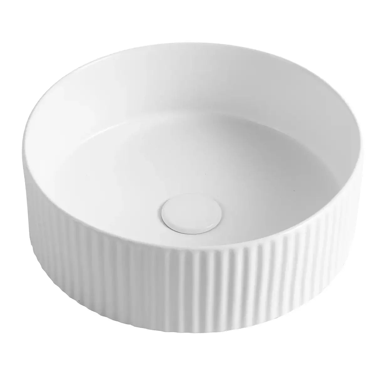 OTTI MARLO ROUND BASIN MATTE WHITE 400MM