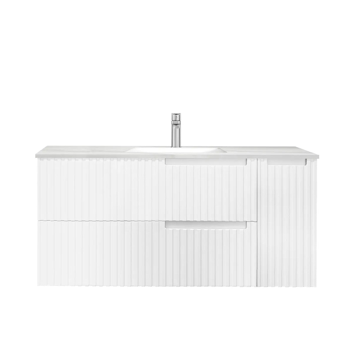 OTTI NOOSA MATTE WHITE 1200MM WALL HUNG VANITY