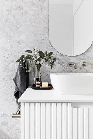 OTTI NOOSA MATTE WHITE 600MM WALL HUNG VANITY