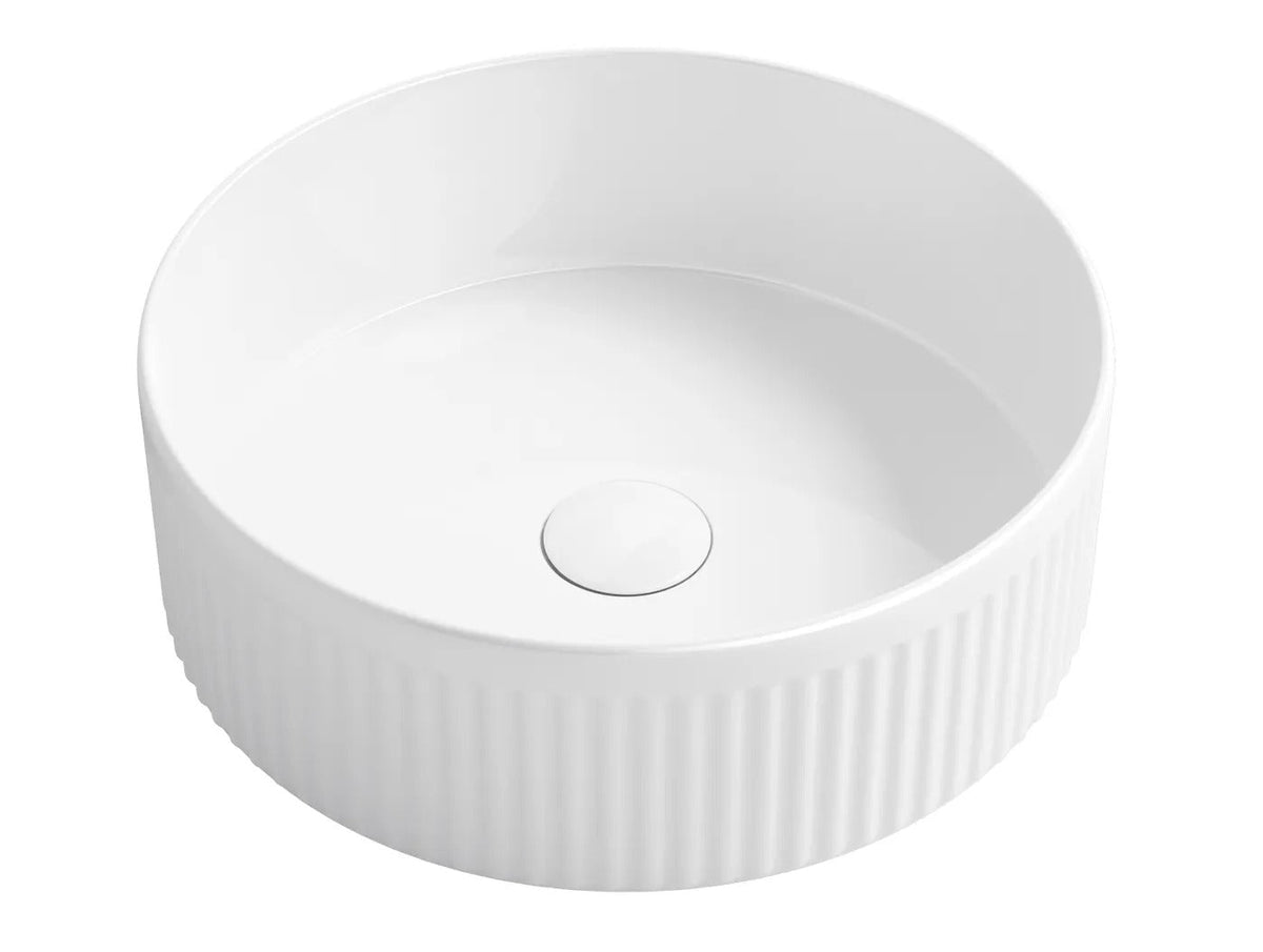 OTTI OXFORD ROUND MATTE WHITE BASIN 395MM