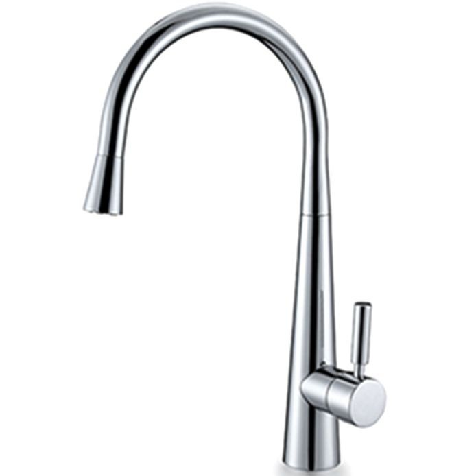 INSPIRE PULL OUT SINK MIXER 420MM BRUSHED NICKEL