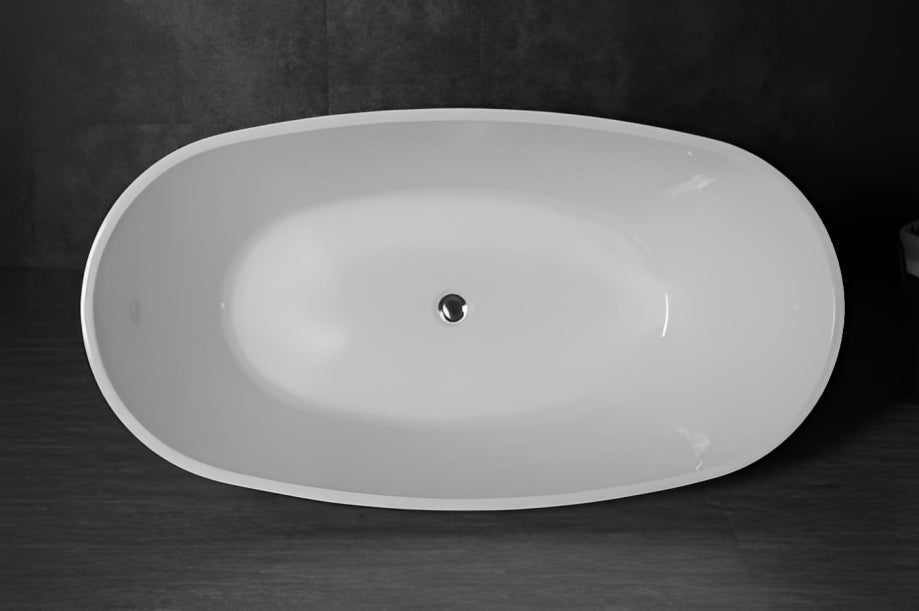 INSPIRE VINNY FREE STANDING BATHTUB GLOSS WHITE (AVAILABLE IN 1500MM AND 1700MM)