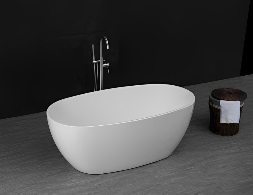 INSPIRE VINNY FREE STANDING BATHTUB MATTE WHITE (AVAILABLE IN 1500MM AND 1700MM)