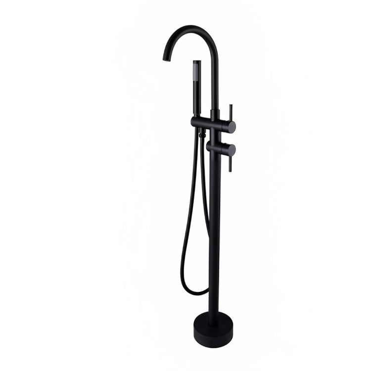 INSPIRE FREE STANDING BATH MIXER BRUSHED NICKEL