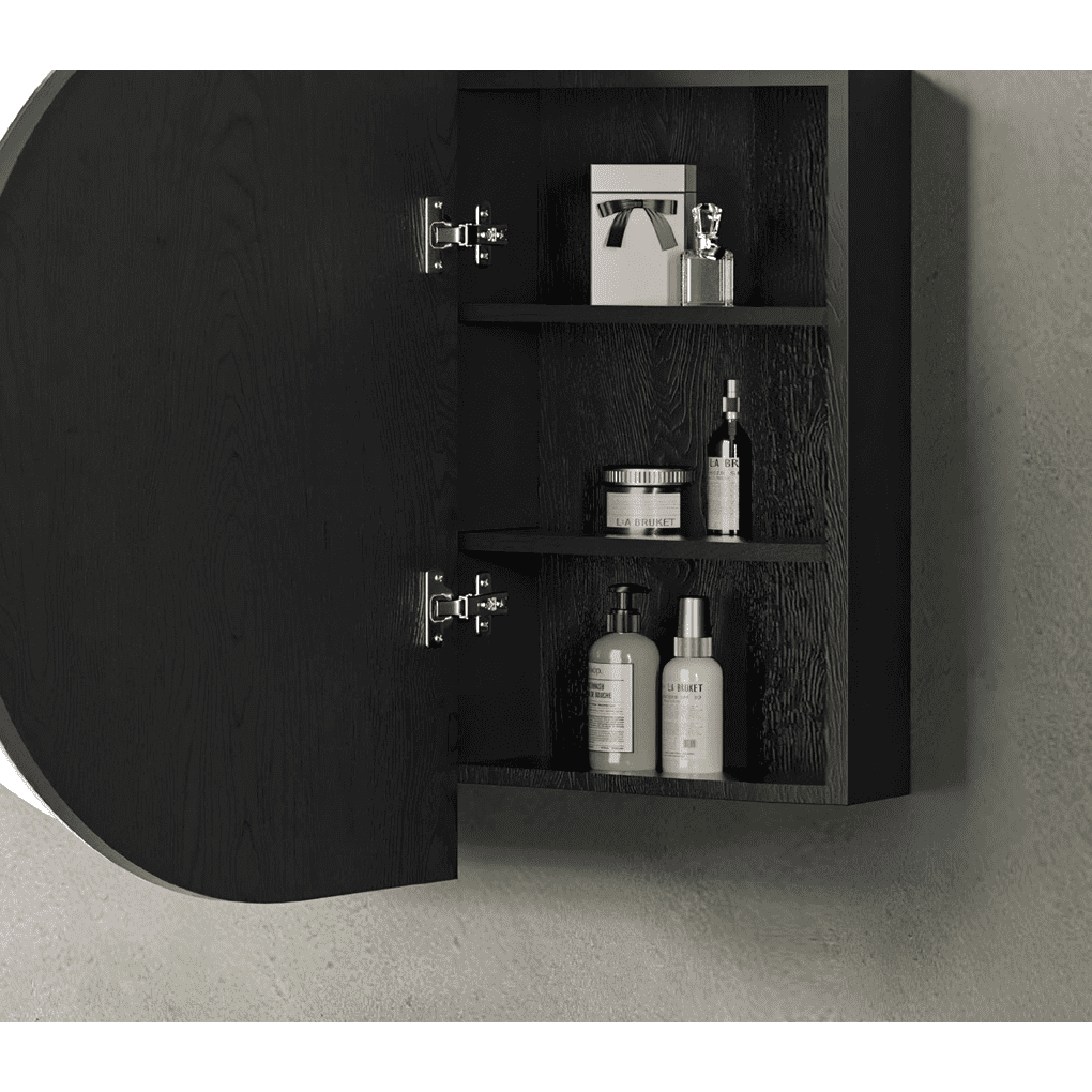 OTTI BONDI SHAVING CABINET BLACK OAK 1200MM