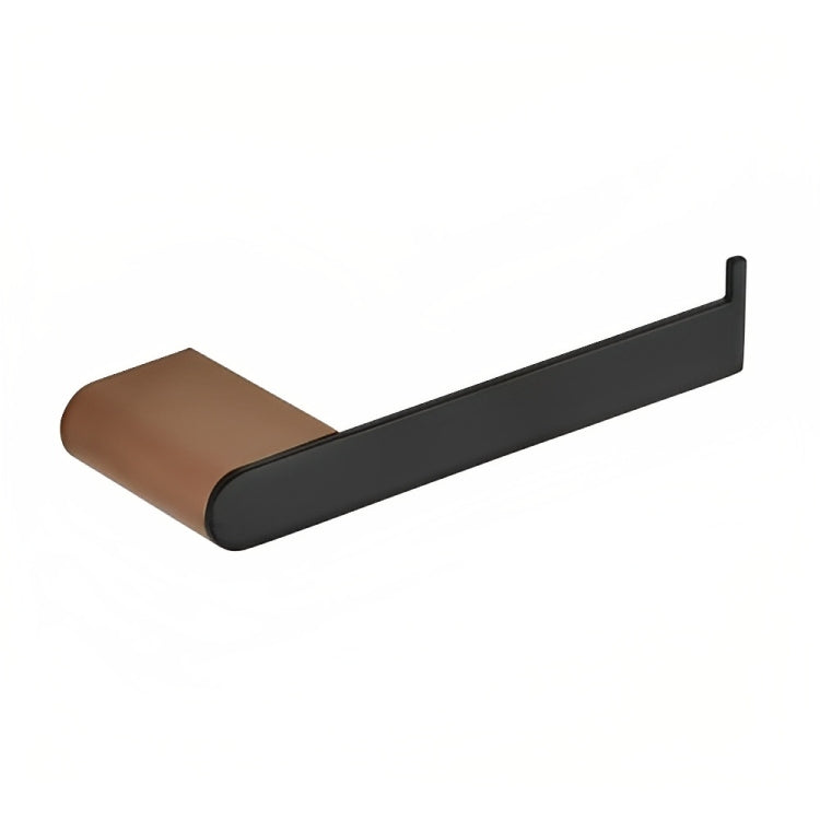 INSPIRE ZEVIO TOILET PAPER HOLDER MATTE BLACK AND ROSE GOLD