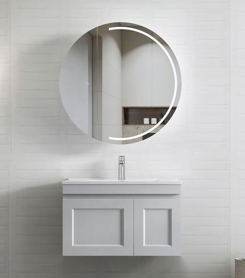 OTTI HAMPTON MARK II MATTE GREY 750MM WALL HUNG VANITY